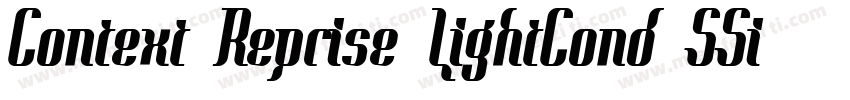 Context Reprise LightCond SSi Normal字体转换